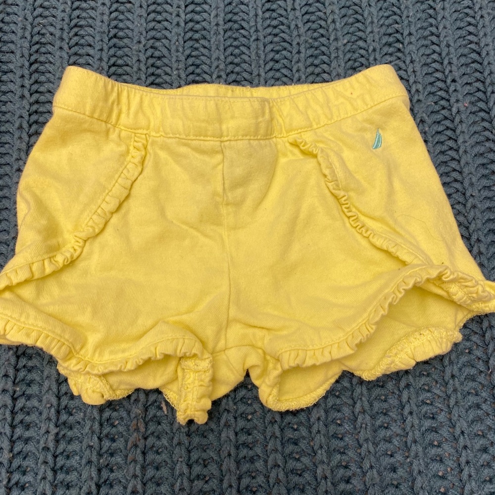 Girls yellow shorts